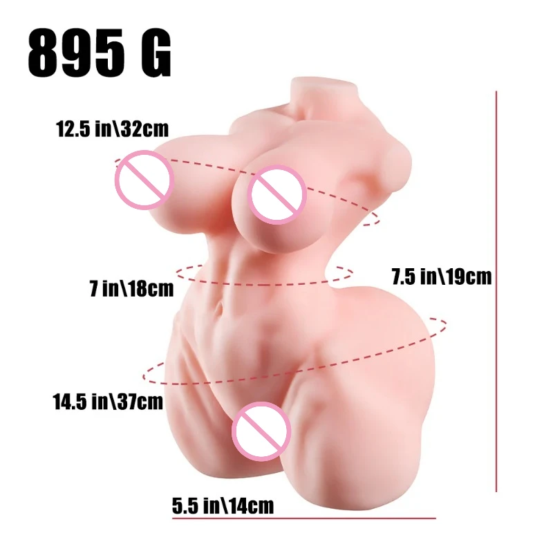 MRL Sexdoll Mini Emma Mini Torso Sex Doll Muscle Girl Big Ass Porn Adult Toy Sex Pussy Lips Sexy Toys for Men Hentai Vagina
