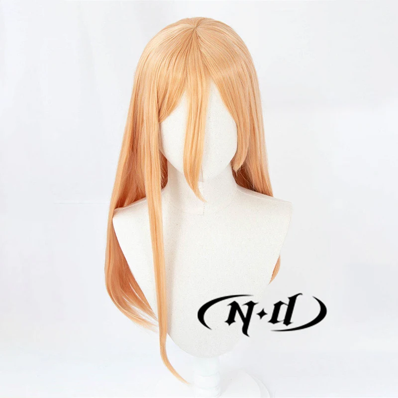 Parrucche Cosplay ND Power Parrucchino Motosega Uomo Anime Cosplay Parrucche per capelli biondi per Comic Con Coser Festa in costume Resistente al calore
