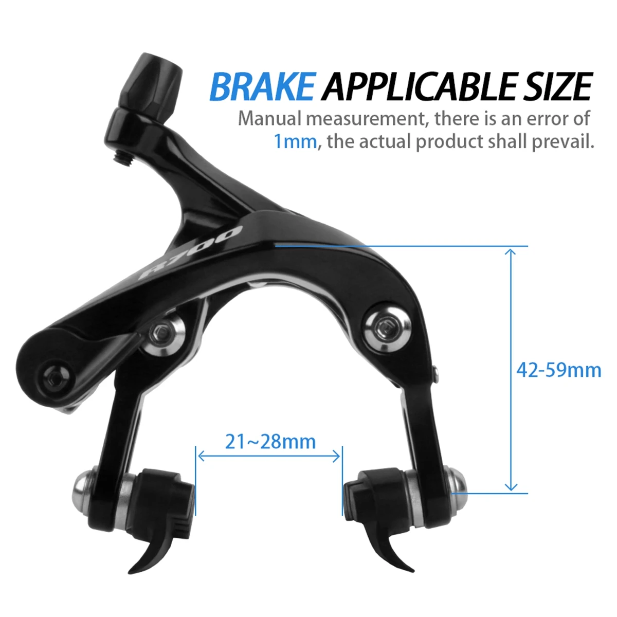 Road Bike C Brake Front Rear Dual Pivot Speed Bike Aluminum Alloy Rim Brake Bicycle Mechanical Brake for Shimano R7000 R8000