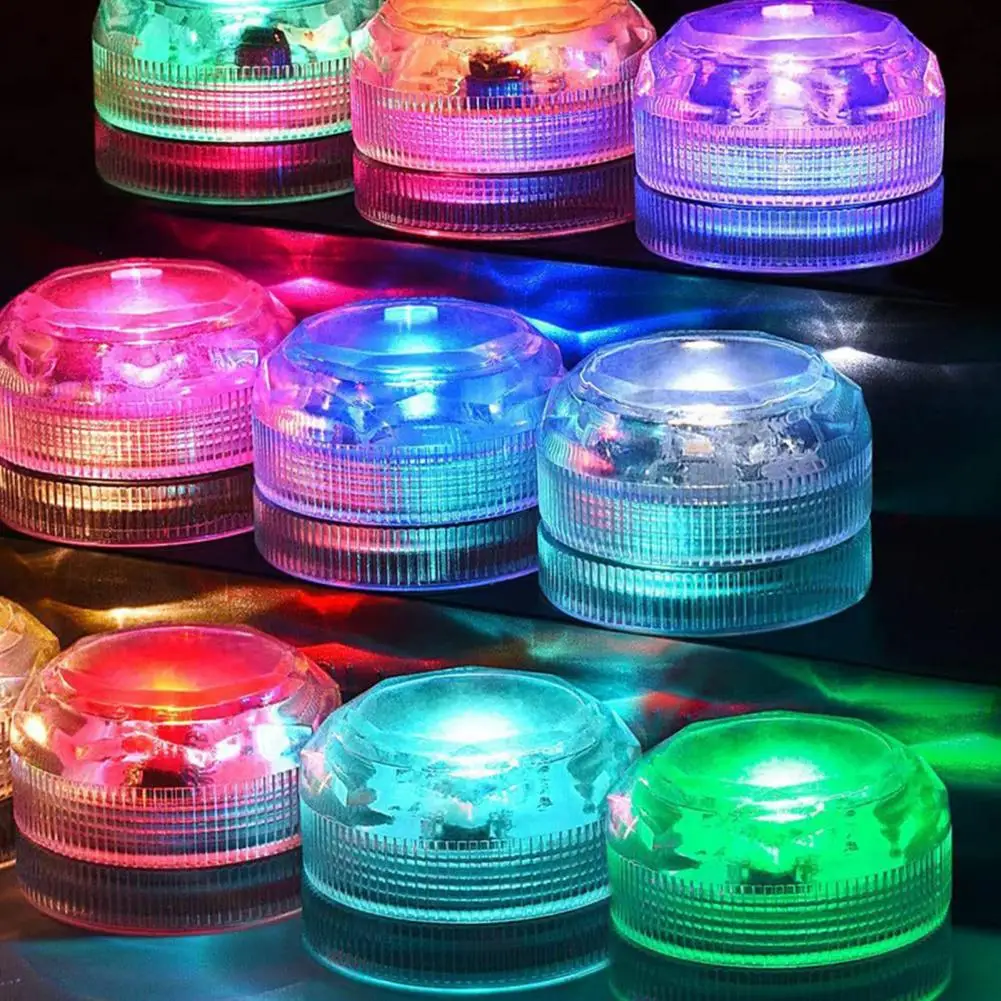 Intelligent Remote Control Lights 12pcs Rgb Led Lights with Remote Control Waterproof Energy-saving Pool Mini Swimming Pool