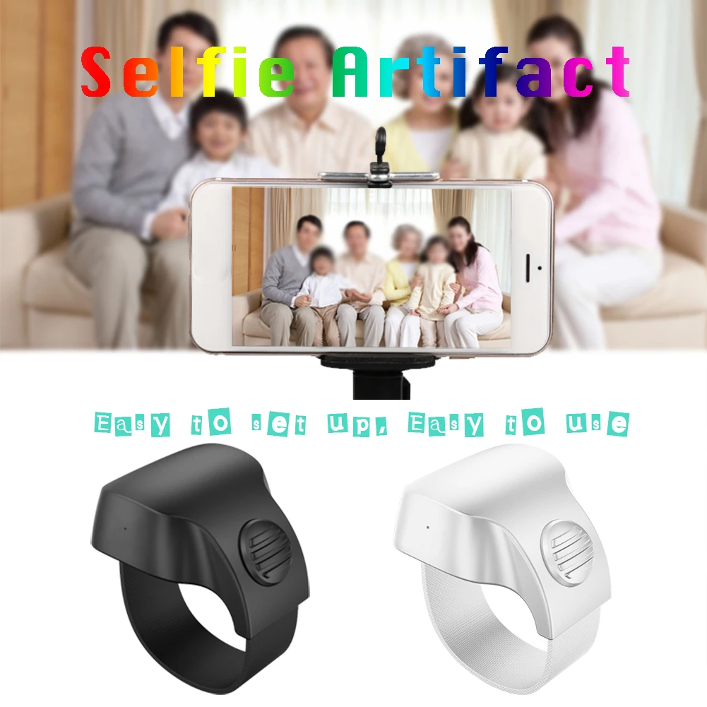 Remote Control Button Capture Moments Wireless With Remote Camera Controller For Selfies Compatible With All Smartphones