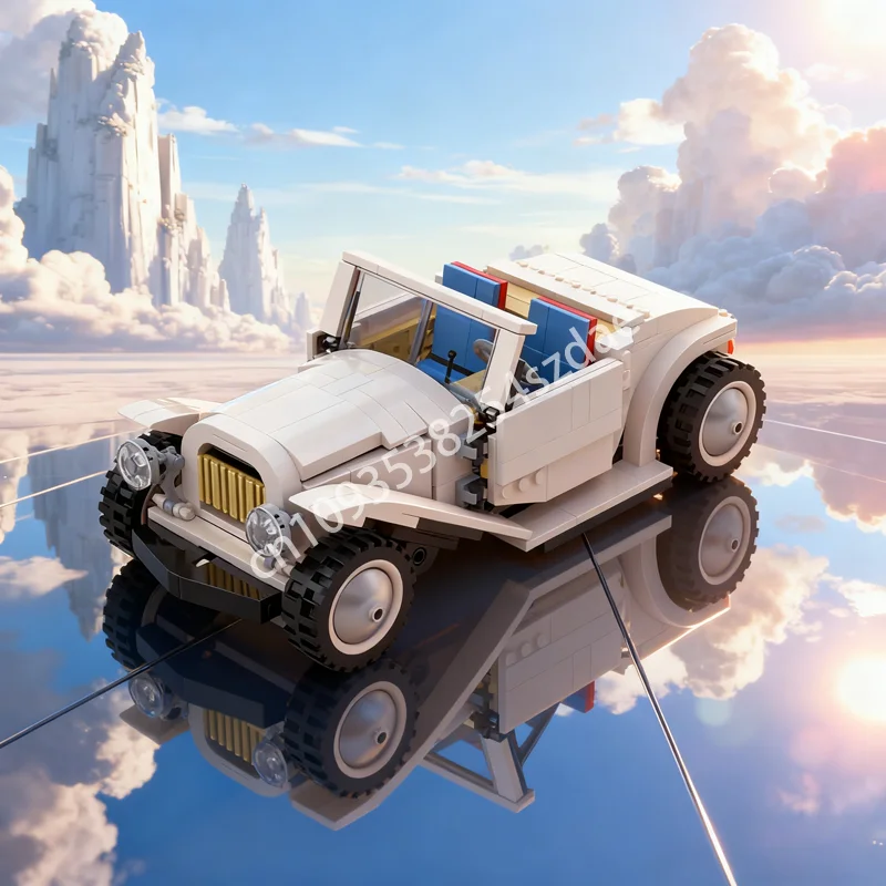 

417pcs MOC Classic Car 4 Creatored Model Building Blocks Architecture Assemble DIY Idea Toy Brick Christmas Gift Kids Birthday