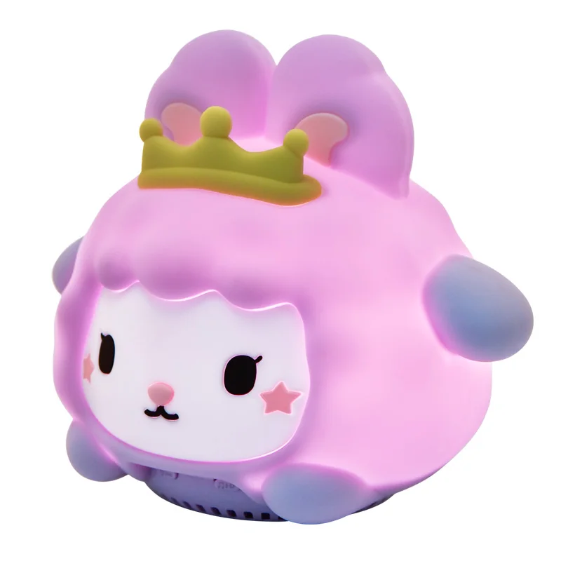 آلة صوت الطفل، 20 صوتًا مهدئًا باللون الأبيض للنوم، ضوء ليلي قابل لإعادة الشحن مع مكبر صوت، 4 مستويات سطوع ريمو #2