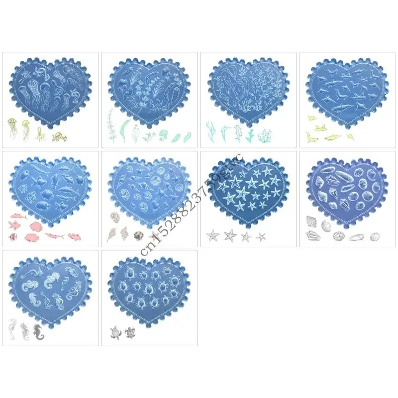 

D0UF Art Silicone Mold Various Manicure Training Tool Manicure Supplies