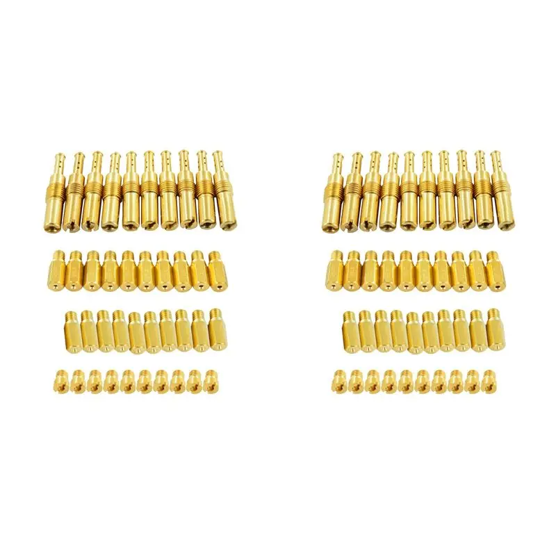 Practical For Keihin Carburetor 60Pcs Main Jets+20Pcs Slow/Pilot Jet Set 120 125 130 135 140 32 45 48 50 52 55 150 155