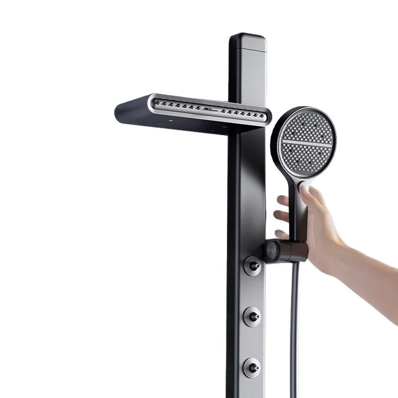 

Light luxury, same cream style, white, children's shower shower set, pressurized.