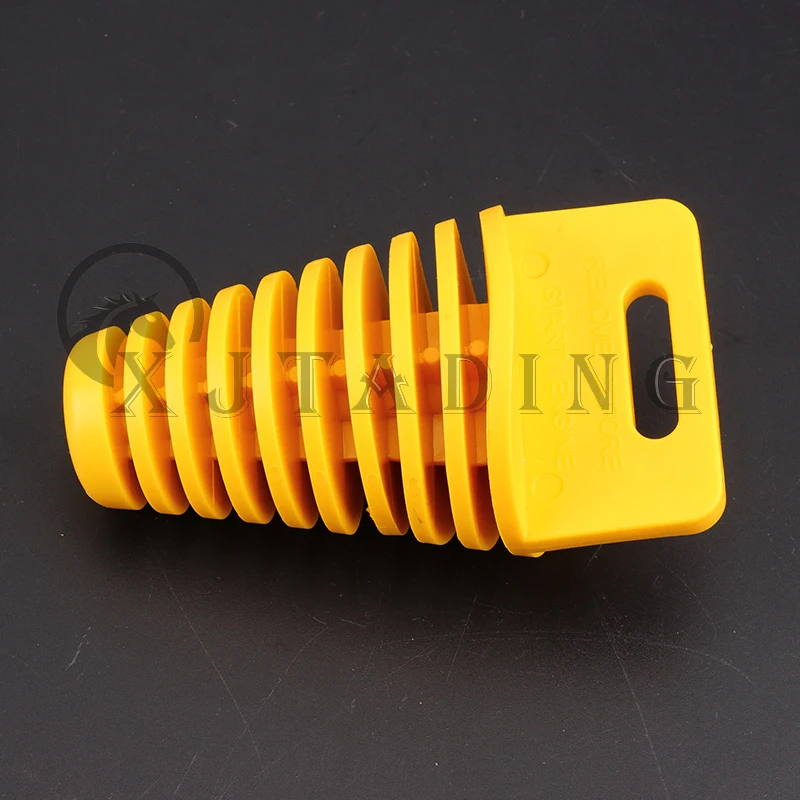 Motorcycle Exhaust Pipe 4 Stroke Muffler Pipe Exhaust Silencer Wash Plug Motorbike Dirt Bike Wash Plug Pipe Protector 33-62mm