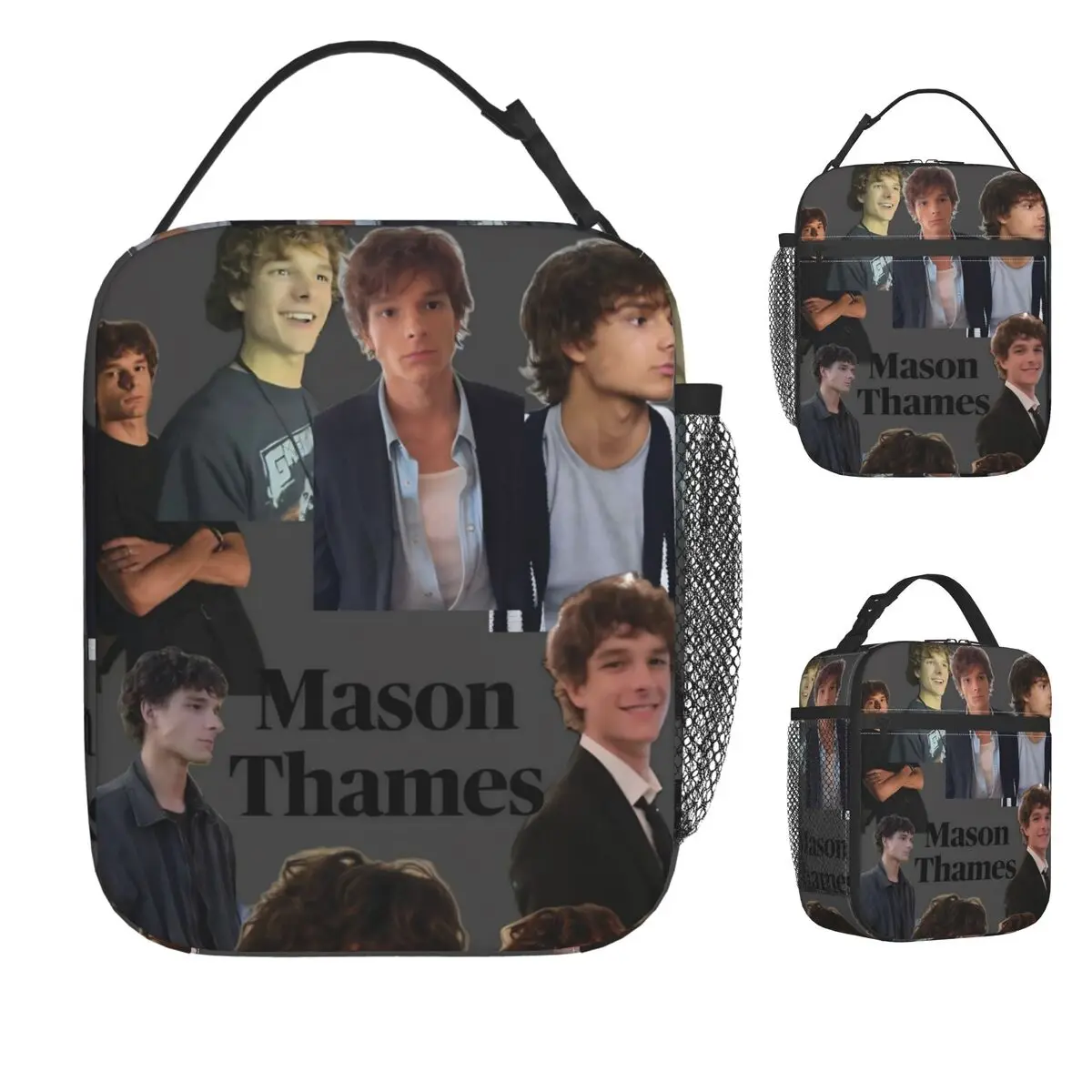 

Сумка для обеда American Mason Thames Actor, ланч-бокс для пикника на открытом воздухе для детей, эстетичная графическая сумка для еды, сумка-холодильник Оксфорд