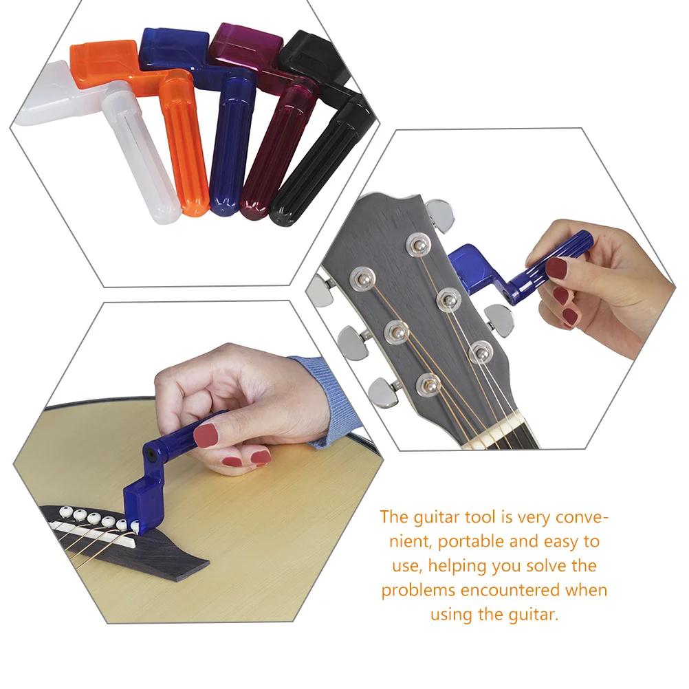 

Guitar String Changer Pocket Tool Winders Instrument Replacement Part Abs Luthier Tools Peg