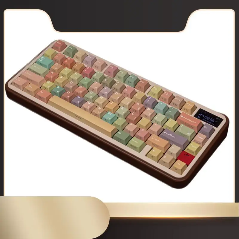 

Cherry Profile 131, колпачки для клавиш с двойной печатью, боковой фонарь из ПБТ Dye-Sub для механической клавиатуры, раскладка ISO F75-N36R