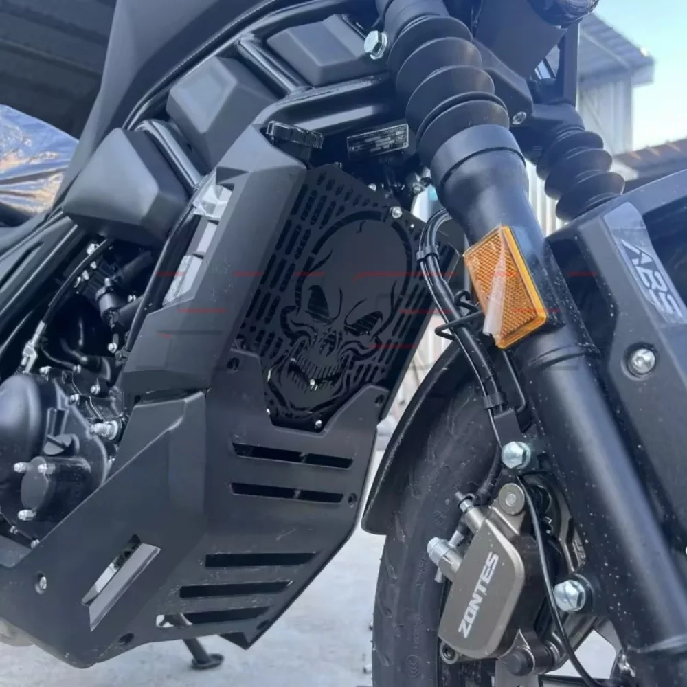 For 2026 ZONTES KD125-C2 Modified Black Water Tank Mesh Protective Anti-Collision Dustproof Motorcycle Accessory