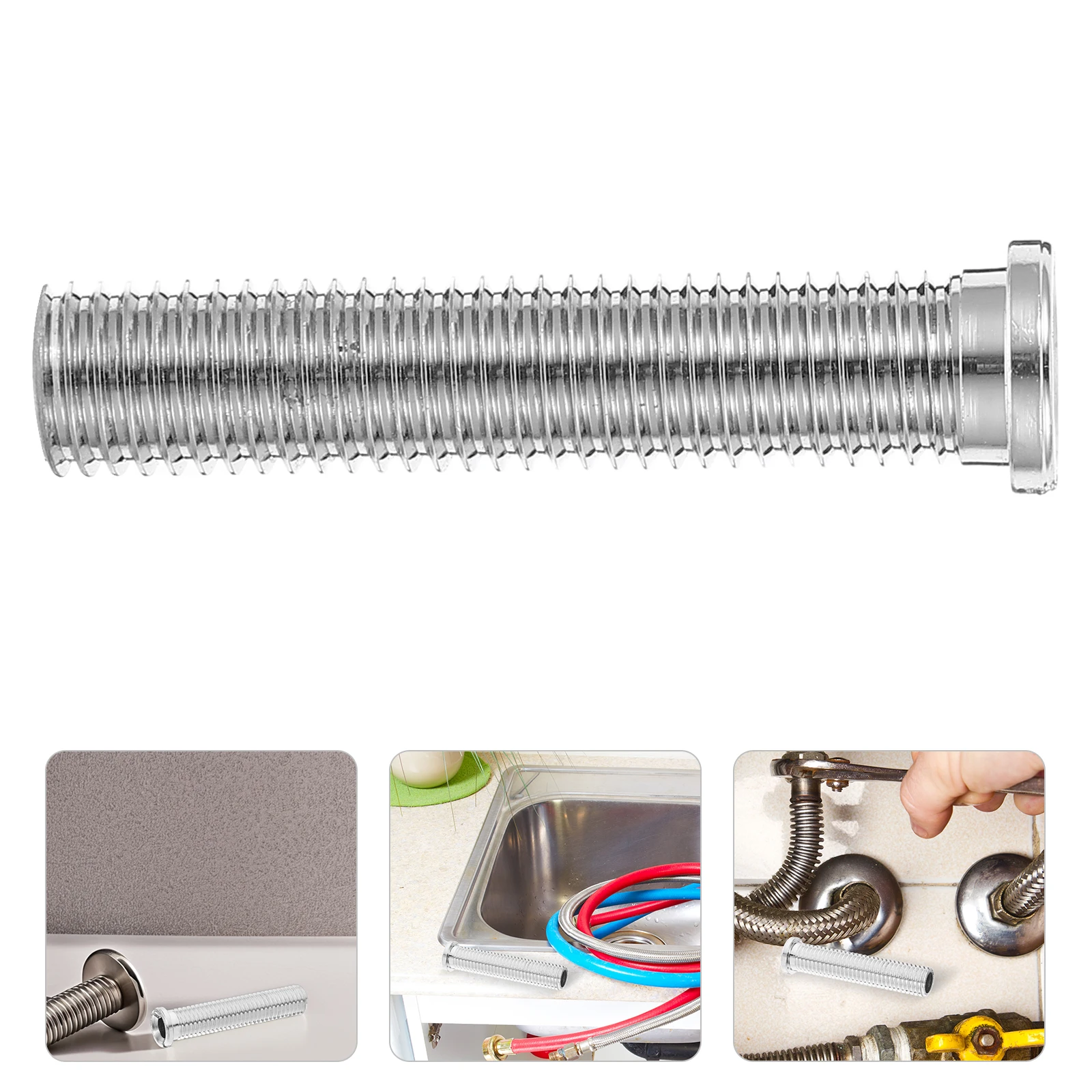 

Stainless Steel Extended Screw 60Mm For Kitchen Basket Strainer Drain Plug Replacement Large Capacity Durable Sink Wire Rack