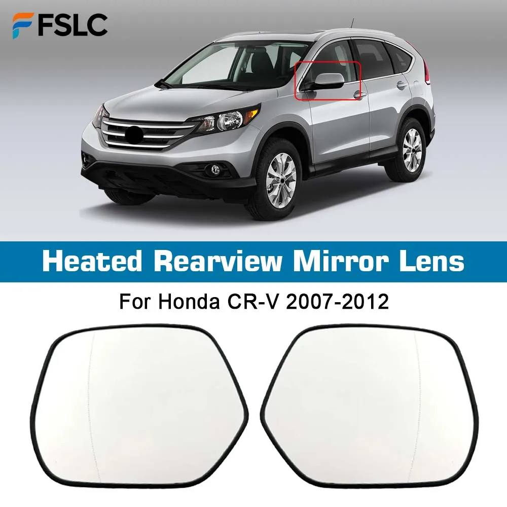 

⭐Genuine⭐ Car Wide Angle Heated Rearview Mirror Lens For Honda CR-V 2007-2012 Car Rearview Accessories Replace Mirrored Glass