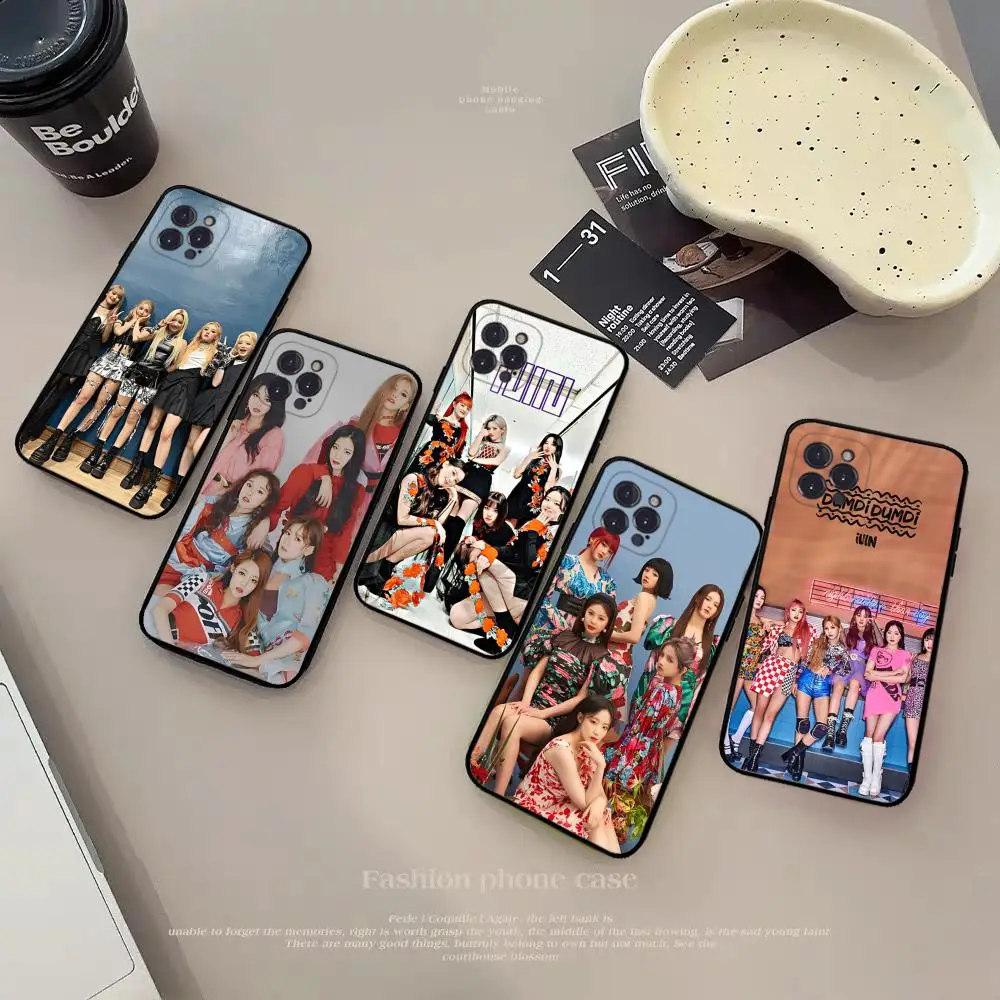 Girl Group G-GIDLES Phone Case Silicone Soft for iphone 15 14 13 12 11 Pro Mini XS MAX 8 7 6 Plus X XS XR Cover