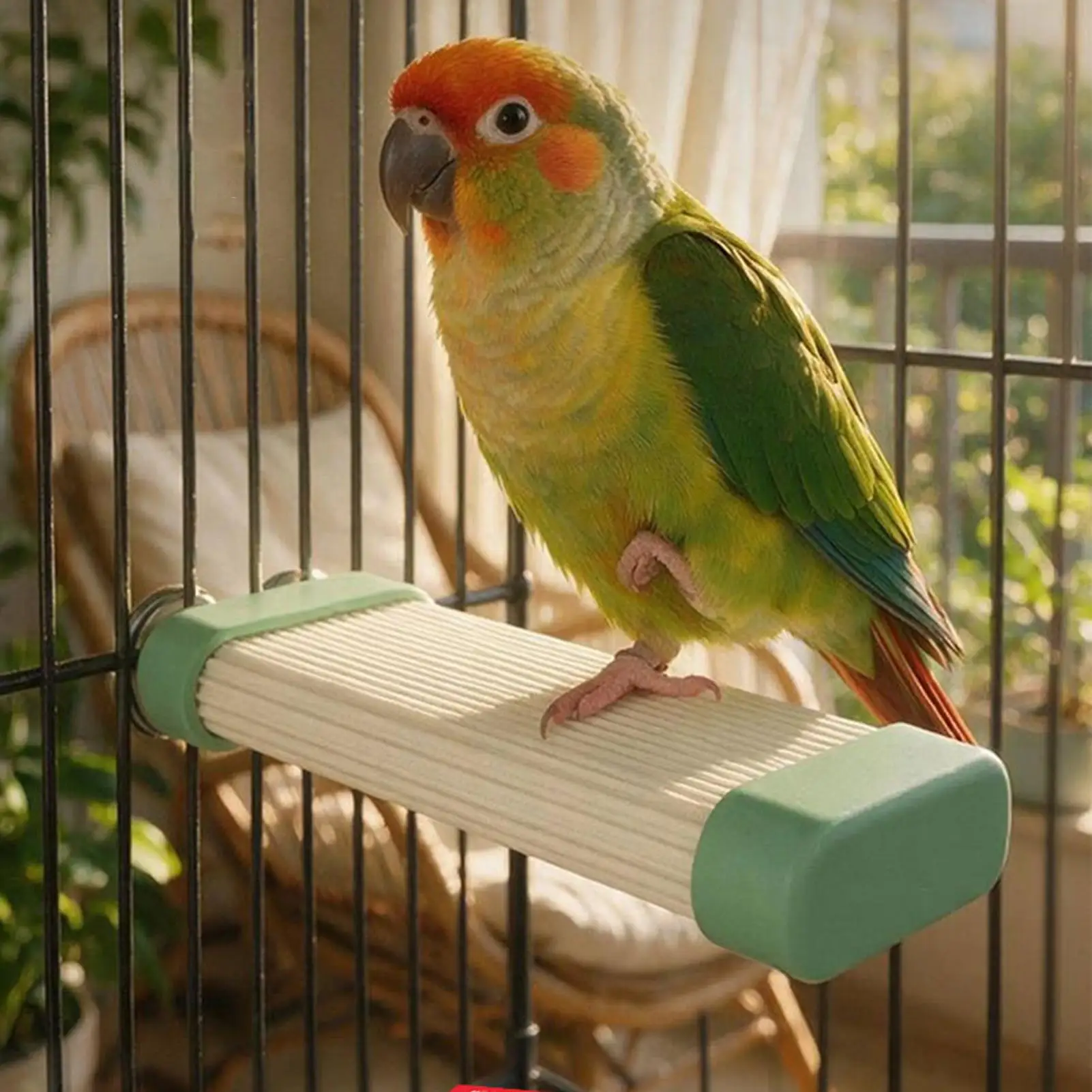 Heated Bird Perch USB Powered Heating Anti-Bite Small Anti-Scald Perch Winter Bird Parrot Heated Panel For Parakeet Lovebird