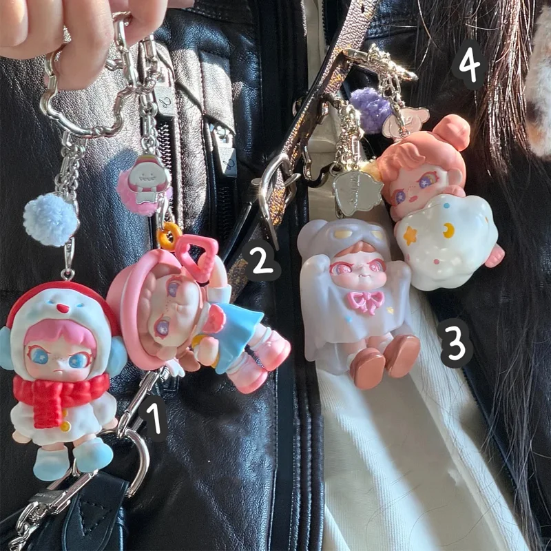 بيبي دورا على طريقي سلسلة زمنية صغيرة صندوق أعمى عصري لطيف صندوق مفاجآت الفتيات تزيين هدايا عيد الميلاد قلادة غامضة المفاتيح اللعب #2