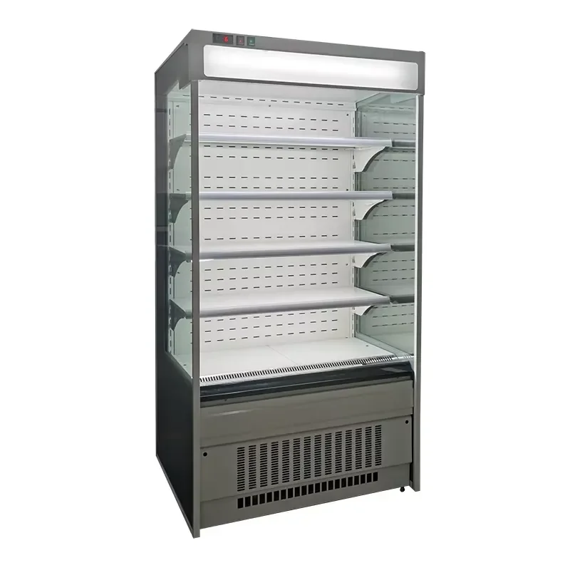 for Supermarket Custom Commercial Air Cooler Multi Layer Single Temperature Open Freezer Display Cabinet
