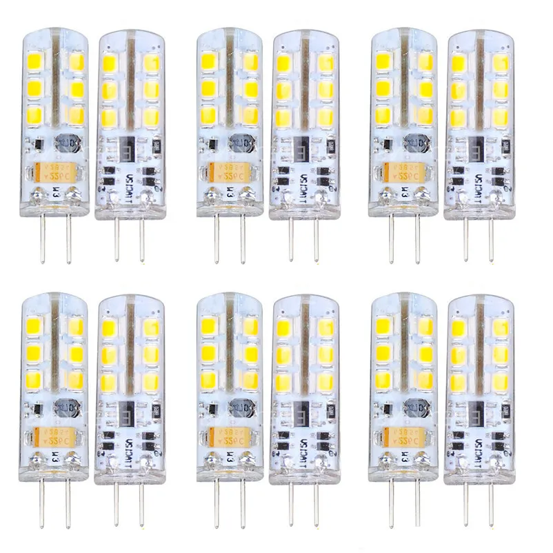 ハロゲンランプ交換用LED電球,3W,5w,g4,g9,220v,dc,12v,smd2835