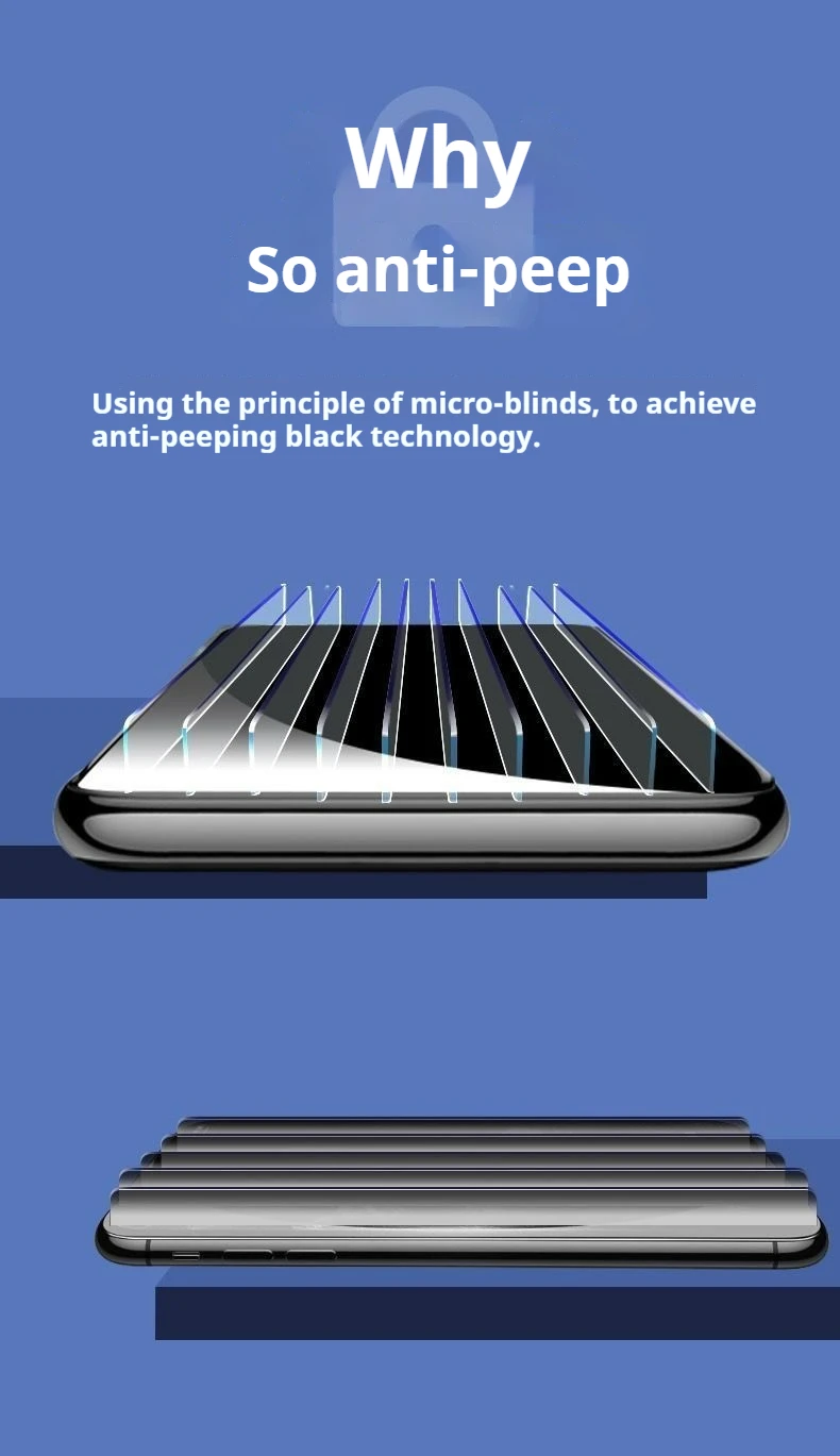 Für Xiaomi14Ultra 360 ° Datenschutz-Hydrogel-Folie für Xiaomi 15Ultra Civi2/3/4Pro, Blickschutz-Displayschutzfolie für Xiaomi11Pro Mix4 – Detail 7