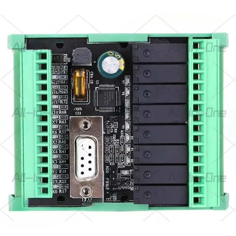 FX2N-20MR-232 5A DC24V Power PLC Board With Shell Relay Output Module 12 In 8 Out High-Speed Counting Analog Input 2AD 0-10V