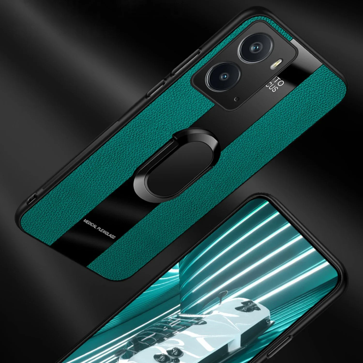 

Luxury Leather Case For Realme P3 Ultra 5G Cover Ring Holder Phone Case For Realme P3 Ultra 5G Master Explorer