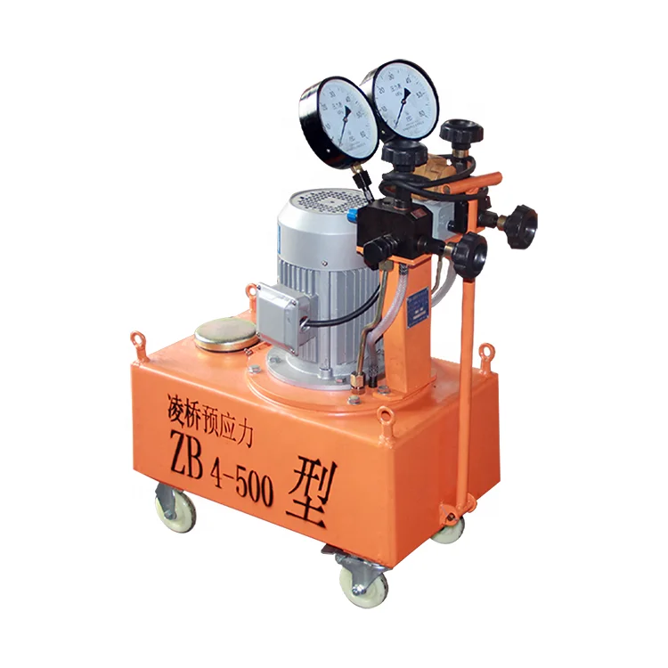 Factory Direct Supply De Alta Pressao 220V Small Synchronous Hydraulic Electric Oil Pump for Prestressed Concrete