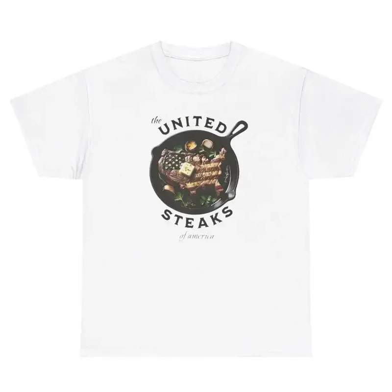 Camiseta divertida de los filetes de Estados Unidos, camiseta Ironic Gen Z para amantes de los alimentos, Pun de EE. UU.