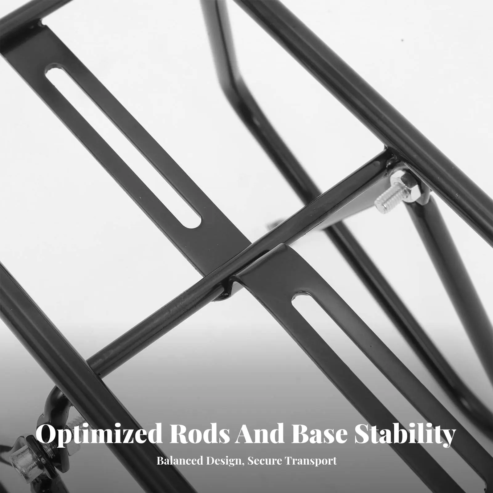 

Mountain Bike Front Rack Steel Construction Front Bike Frame Luggage Rack Cycling Equipment Easy to Install for Commuters