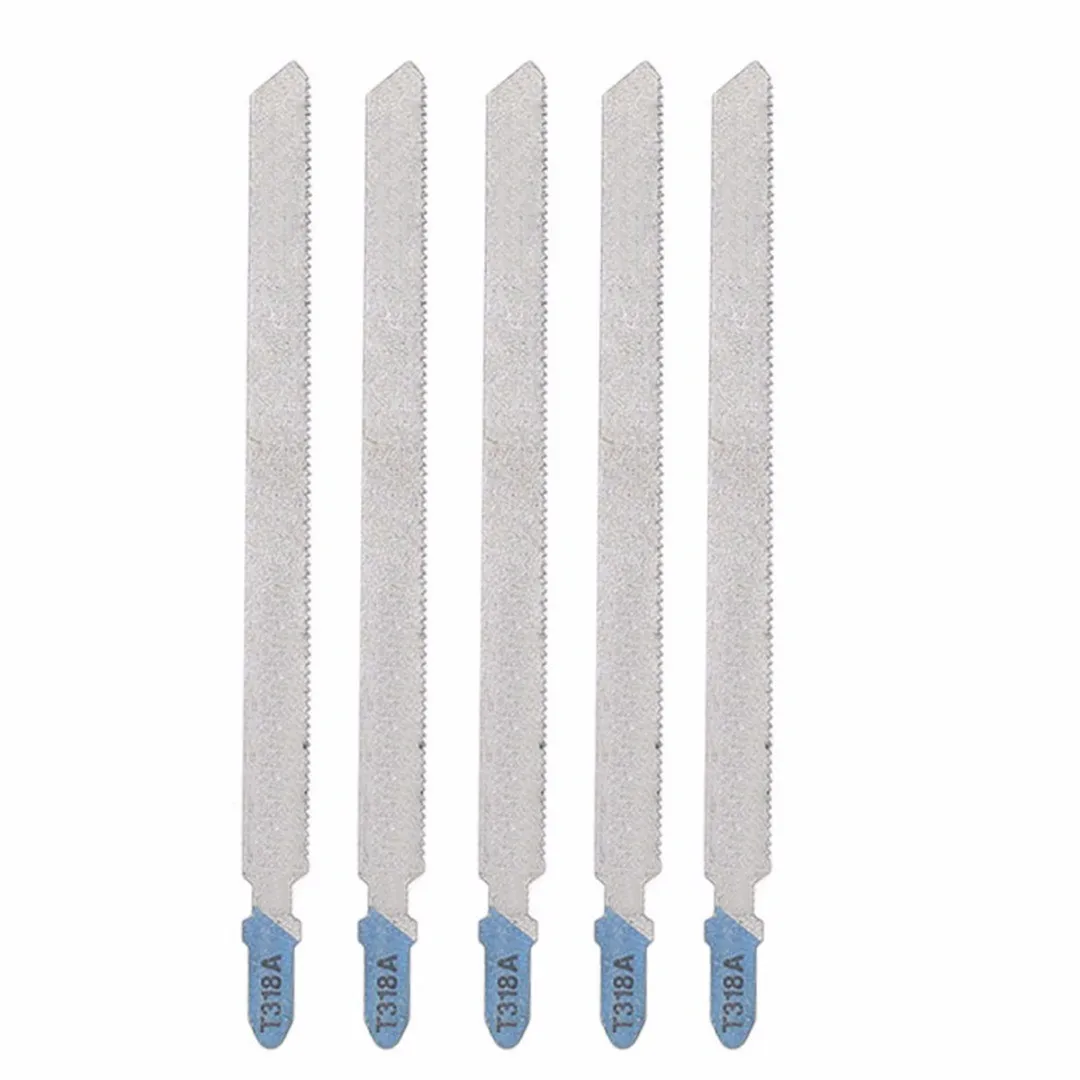 Cuchillas de plantilla Extra largas para corte de Metal, hoja de rompecabezas de 132mm, gran oferta para madera, PVC, corte de tabla de fibra