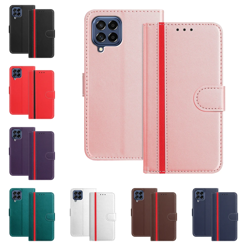 

Кожаный флип-чехол премиум-класса для Samsung Galaxy M51 M52 M53 M54 M32 M31 M21 M15 - J3 J5 A3 A7 2017 XCover 4 5 6 7 для Galaxy A6 A8