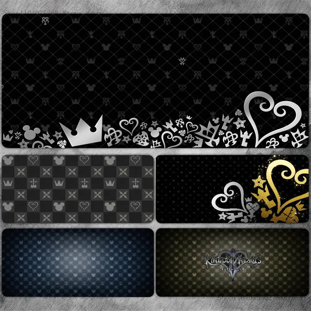 Kingdom Hearts Game Mouse Pad Large Gaming Keyboard Mat LockEdge Rubber Computer Office Accessories