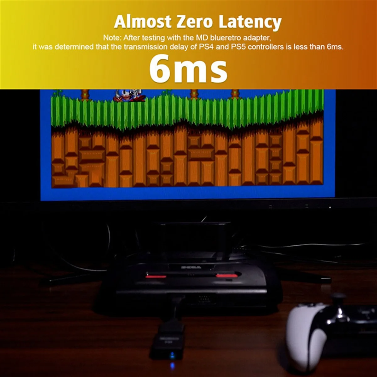 Эффективный адаптер беспроводного контроллера для MD1 MD2 Mega/Drive/для Sega Genesis