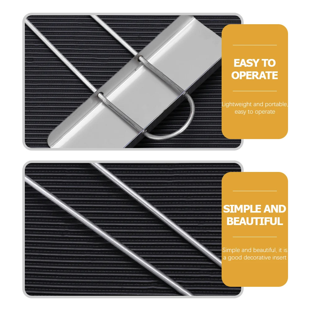 

8Pcs Plant Distinguish Labels Stainless Steel Flower Identifying Boards Gardening Markers for Indoor Outdoor Plant Category Tags