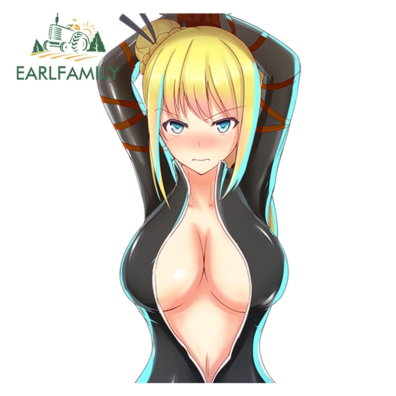 EARLFAMILY 13 سنتيمتر عالية الجودة سيارة ملصق النينجا القاتل اليابانية الكرتون أنيمي نانسي لي التصميم سيارة الوفير ملصق مائي اكسسوارات