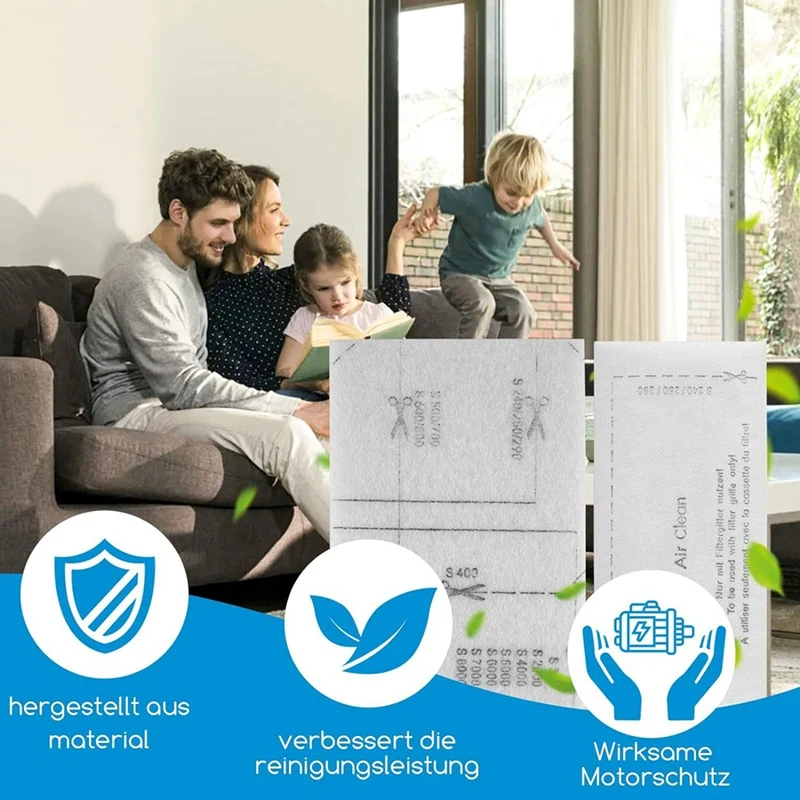 Conjunto De Filtro De Aspirador De Pó, Filtro De Proteção Do Motor, Ajuste para toyota, 10 Pcs