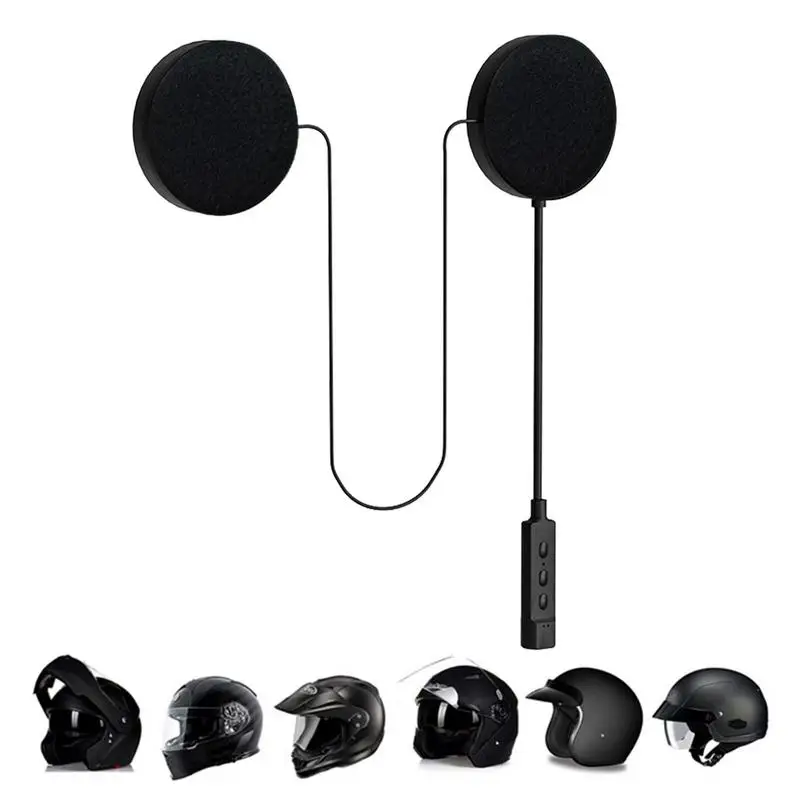 

Motorcycle Headset Speaker BT Helmet Headset Wireless Hands-free call Kit Stereo Anti-interference Waterproof Music Player