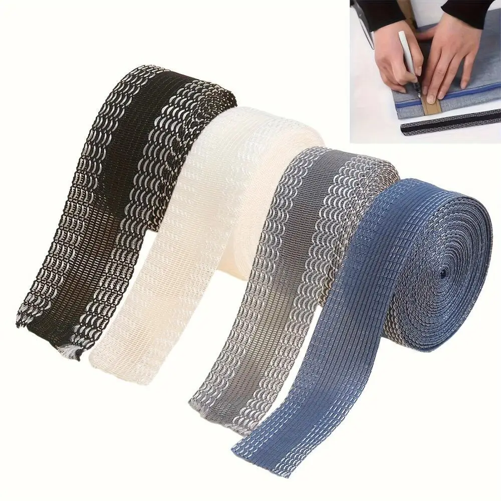 4 Pack Iron-On Hem Tape Multi Color Fabric Reinforcement Tape For Pants Curtains Skirts Durable DIY Sewing Accessories