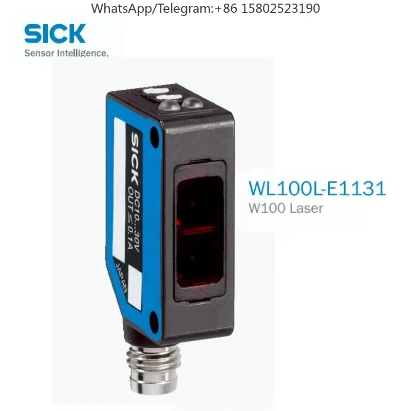 WL100L-E1131 6030711 Original and Genuine SICK SENSOR Photoelectric Retro-reflective  Sensors W100