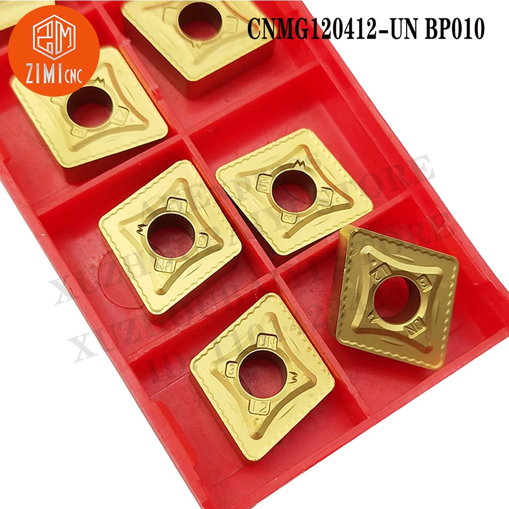 CNMG120412-UN BP010 CNMG Turning Tool Carbide Insert CNMG Lathe Cutter Tool Blade CNC tool metal lathe mechanical Carbide Insert