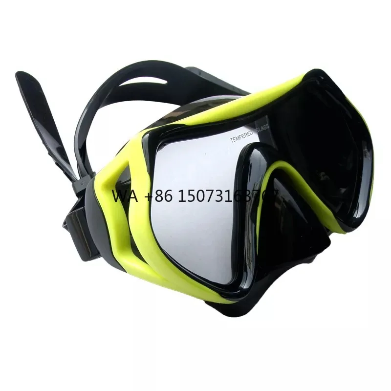 

Противотуманные очки для подводного плавания, силиконовые очки для подводного плавания, подводного плавания, серфинга, подводной охоты, маска из закаленного стекла, широкий обзор, одна линза Di
