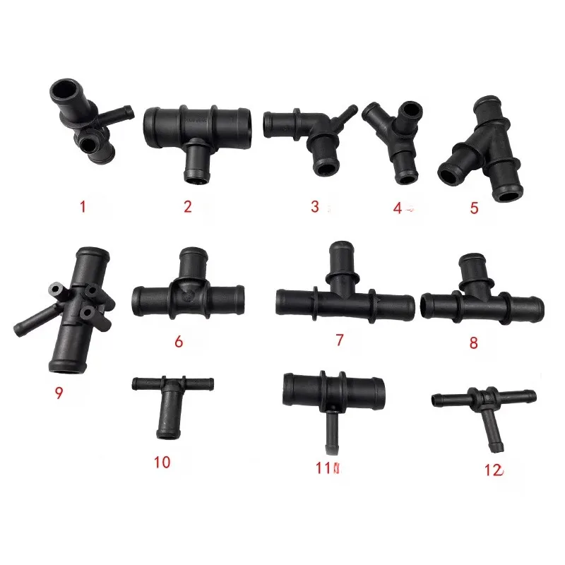 

Connector Radiator Tee Warm Air Water Pipe Accessories for BYD S6 G6 Surui Sirui Qin Don Song Yuan Brand New