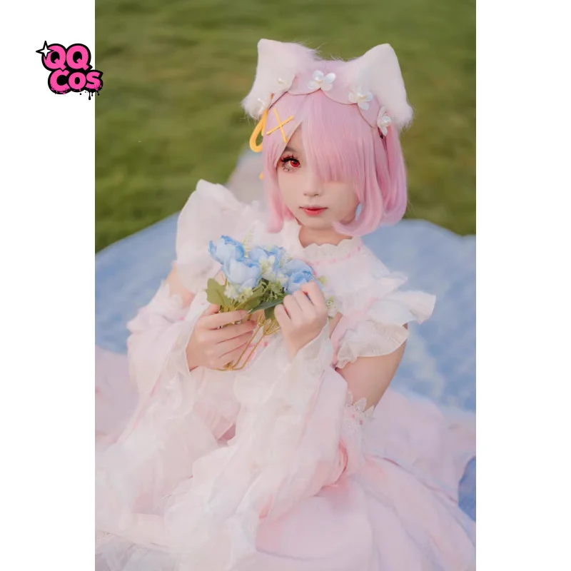 

Re:ZERO - Начало жизни в другом мире Ram Rem Косплей Ретро наряд Милая униформа Платье Активная вечеринка Одежда для ролевых игр QQcos