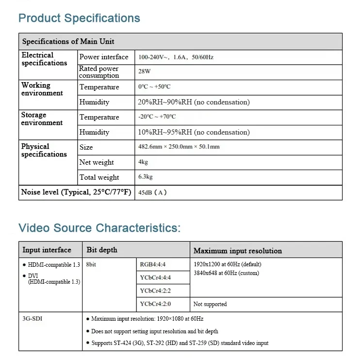 2026 Novastar V1060n 2-in-1 LED Video Processor & LED Sending Card Supports a Load of 3.9 Million Pixels