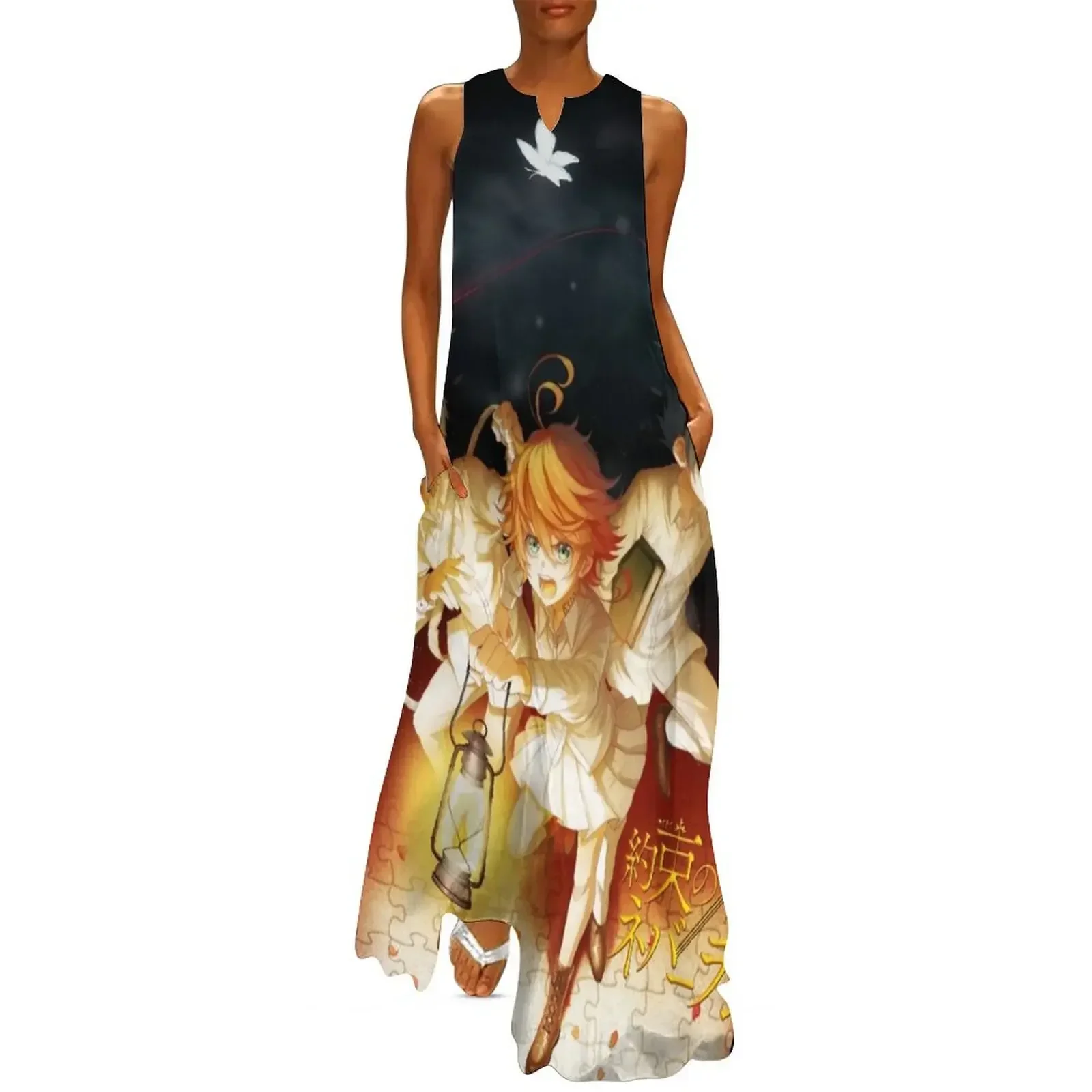 

The Promised Neverland [Yakusoku no Nebārando] Long Dress evening dress ladies elegant dresses for women Prom gown Dress
