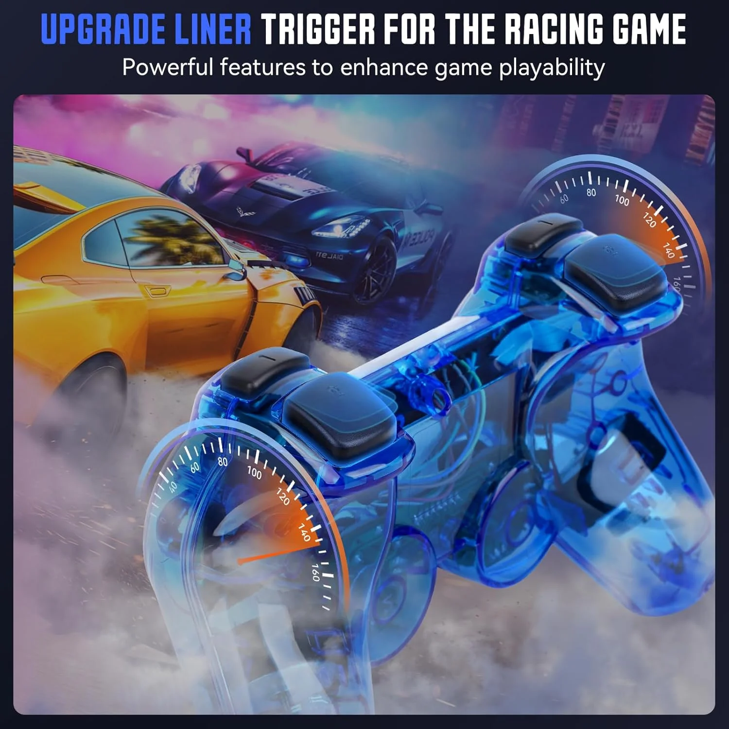 لوحة ألعاب لاسلكية لوحدة تحكم ألعاب Sony PS2/PS1 لوحدة تحكم Playstation 2 لعصا التحكم في الكمبيوتر مع صدمة اهتزاز مزدوجة #2