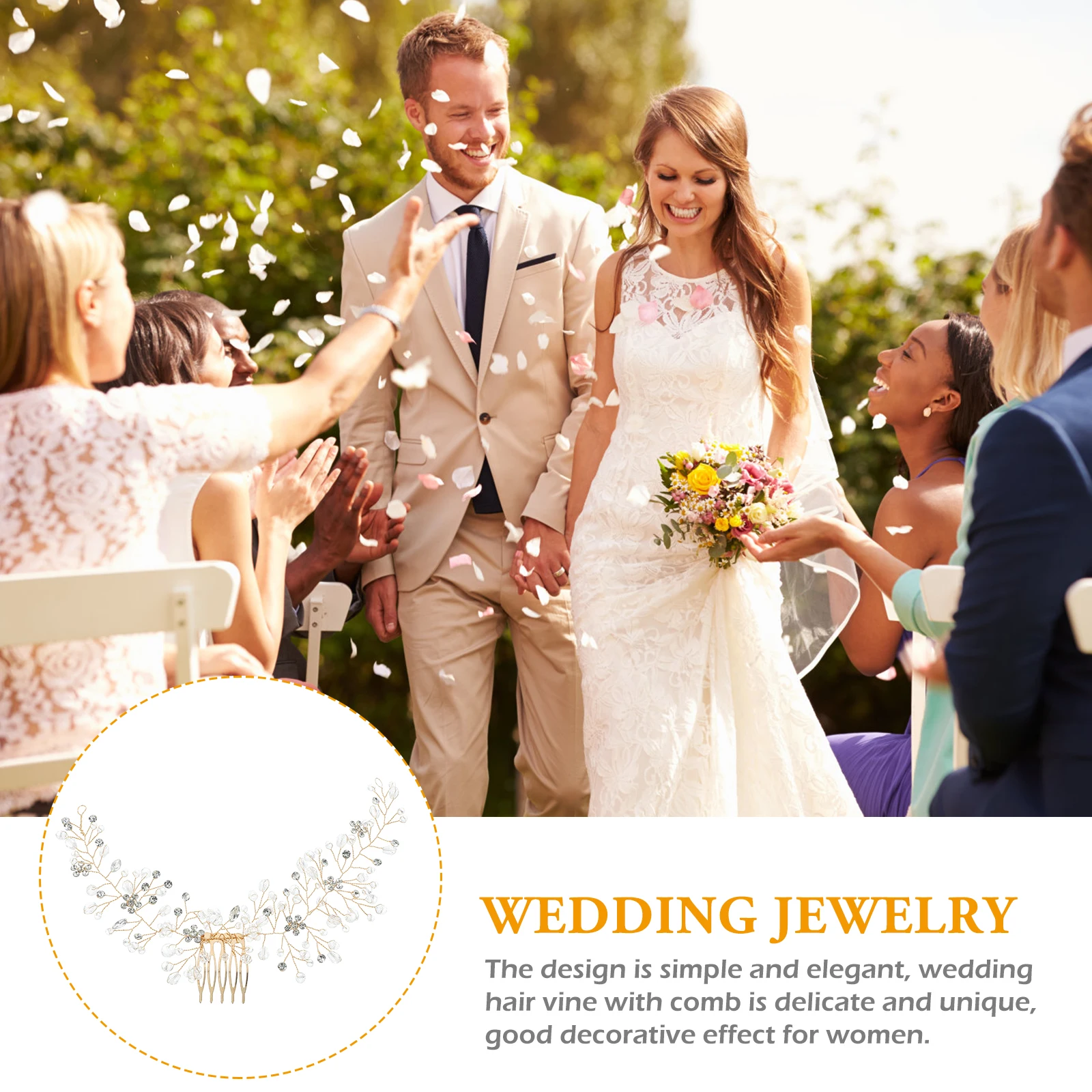 

Wedding Hair Crystal Headband Bridal Accessories for Women Bride Accessory Miss