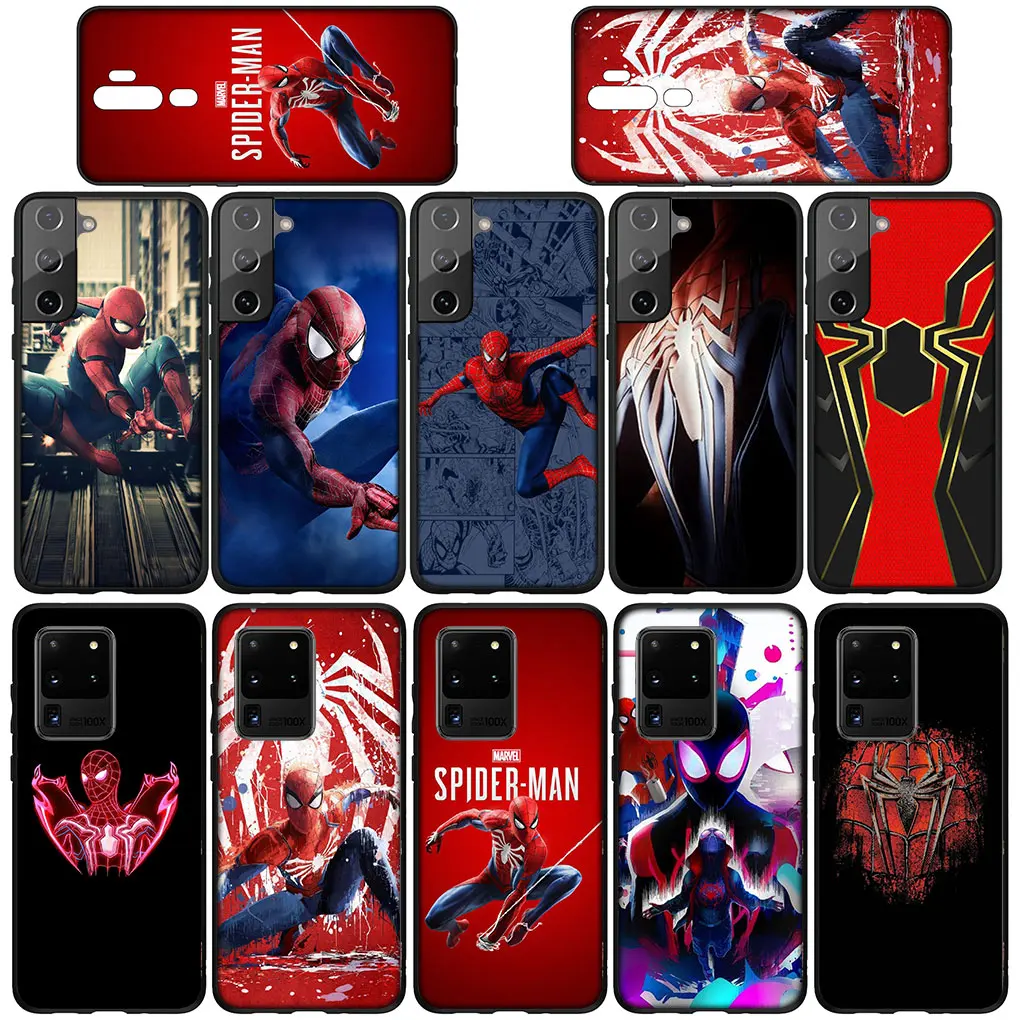 Superhero Marvel Spider Man Spiderman Cover Phone for OPPO A17 A15 A16 A12 A53 A54 A55 A56 A57 A77 A76 A94 A96 A74 Case