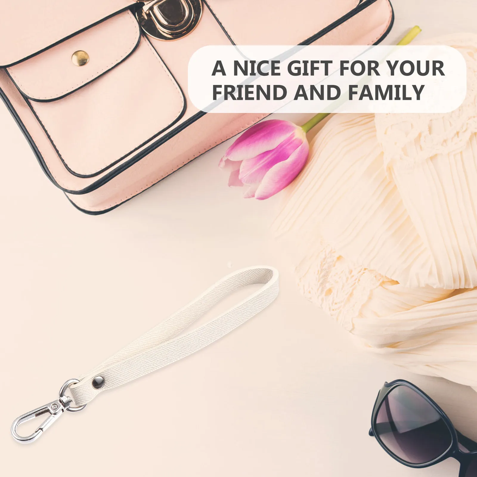 

1 шт. Стильный элегантный ремешок для сумки на запястье, сменный ремень для женской сумки из ПУ с регулируемой пряжкой, аксессуар для сумки своими руками