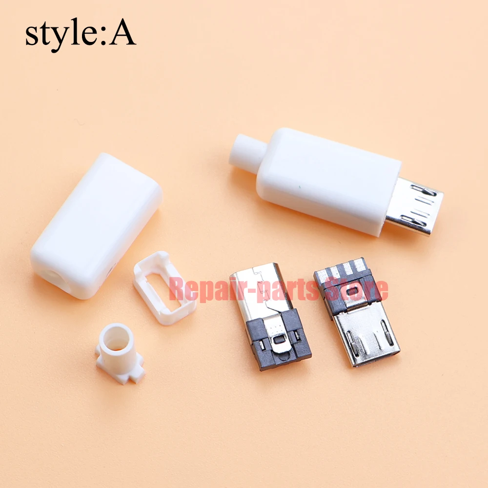 2-10pcs Type C USB3.1 3A Fast Charging USB Connectors Male Jack Tail Plug Electric Terminals Welding DIY Data Cable Accessories