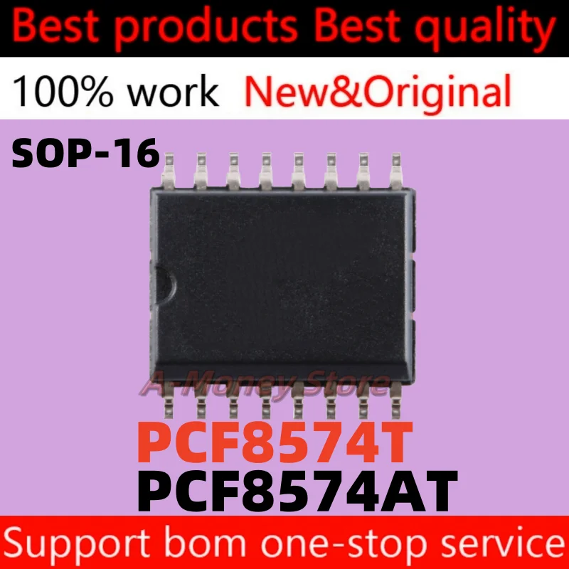 (10pcs)PCF8574T PCF8574AT PCF8574 sop-16